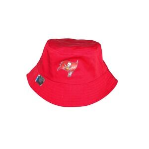Tampa Bay Buccaneers Red Bucket Hat NFL Football Raymond James Stadium Logo